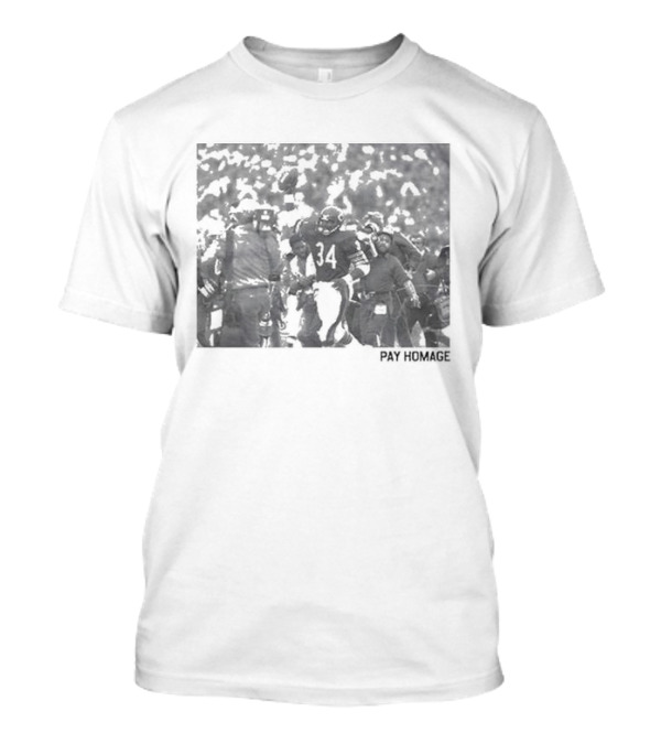 Walter Payton Pay Homage 34 Football Legend T-Shirt