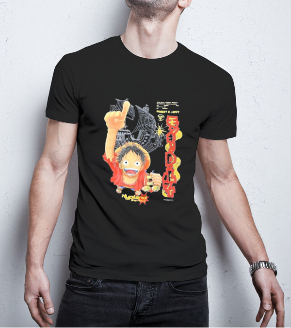 Monkey D. Luffy Adventures Defeating Famous Opponents Bounty Over 400000000 Hypland One Piece Ship T-Shirt
