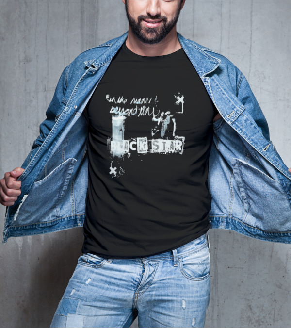 In The Name Beyond Time Black Star T-Shirt