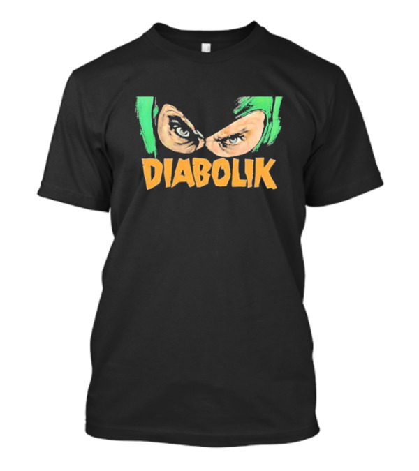 Diabolik 1968 Comic Style Eyes And Mask T-Shirt