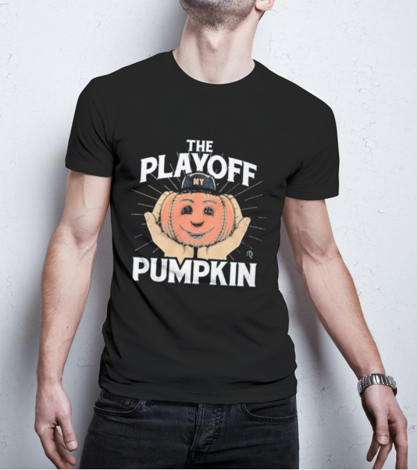 Pete Alonso New York Mets The Playoff Pumpkin NY Cap Baseball T-Shirt