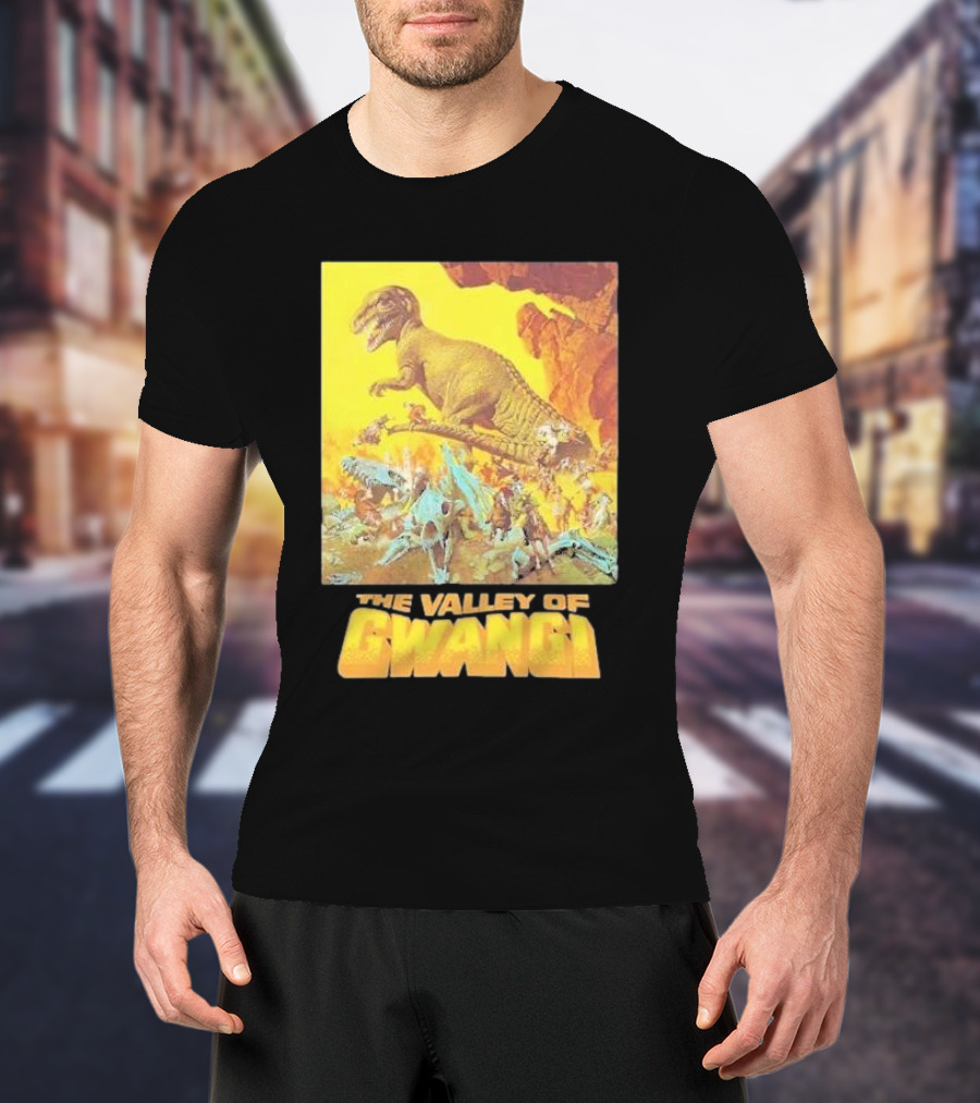 The Valley Of Gwangi Dinosaur Adventure Scene T-Shirt
