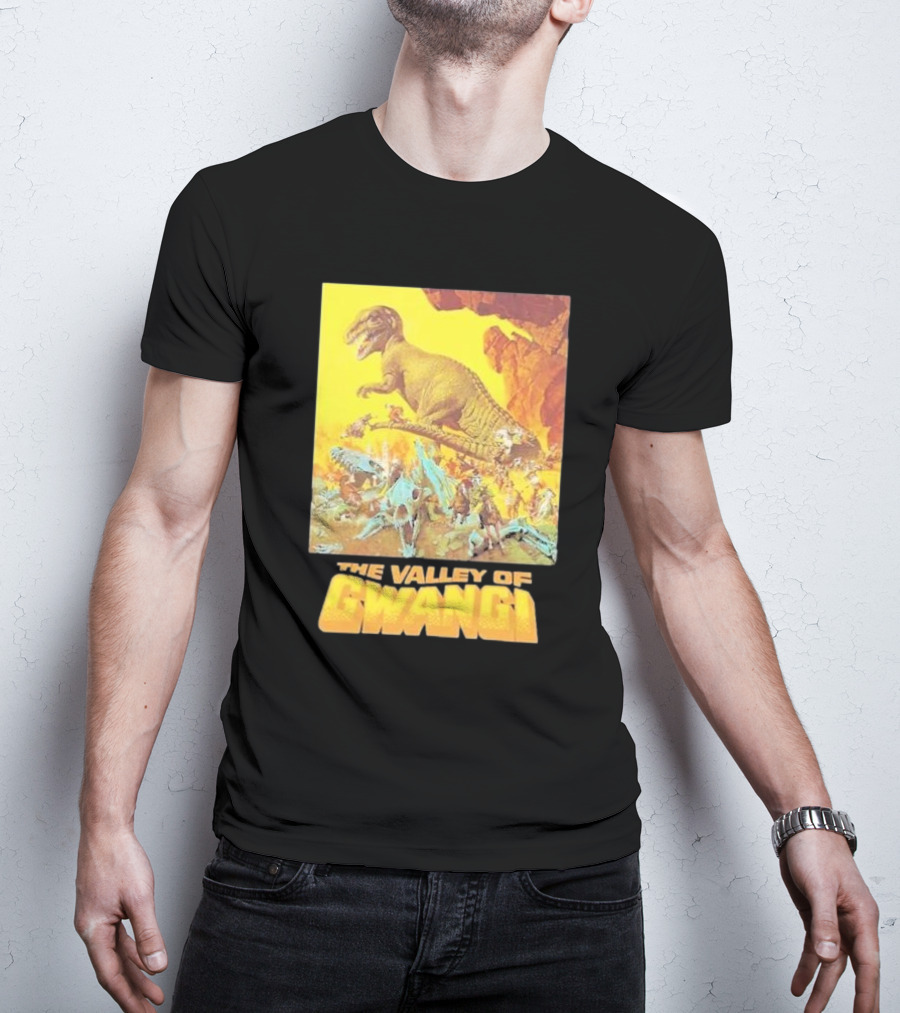 The Valley Of Gwangi Dinosaur Adventure Scene T-Shirt
