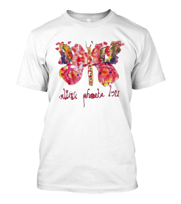 Alice Phoebe Lou Colorful Butterfly Art T-Shirt