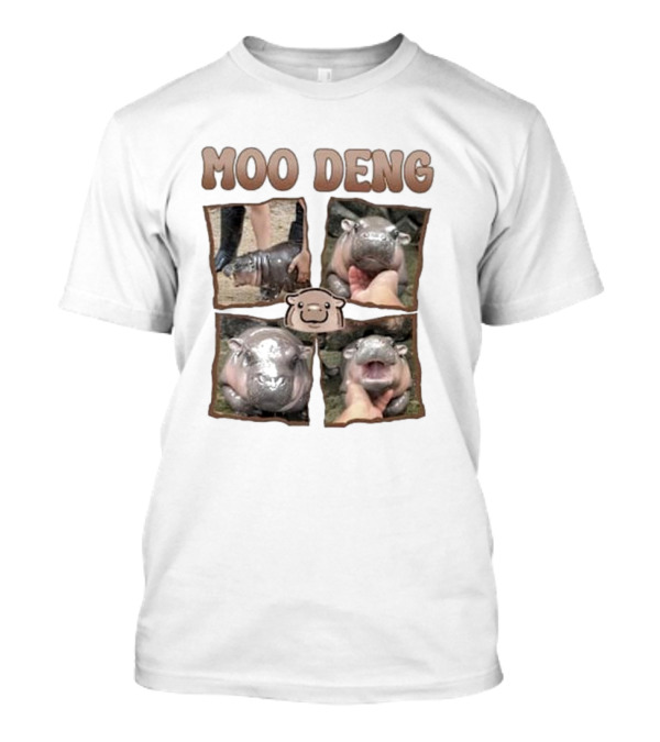 Moo Deng Baby Hippo Images T-Shirt