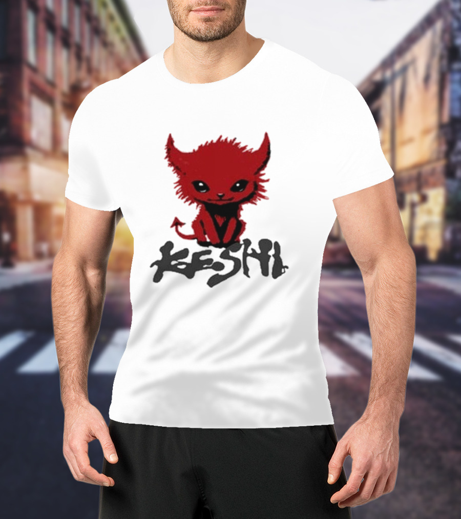 Keshi Red Devil Monster Character T-Shirt