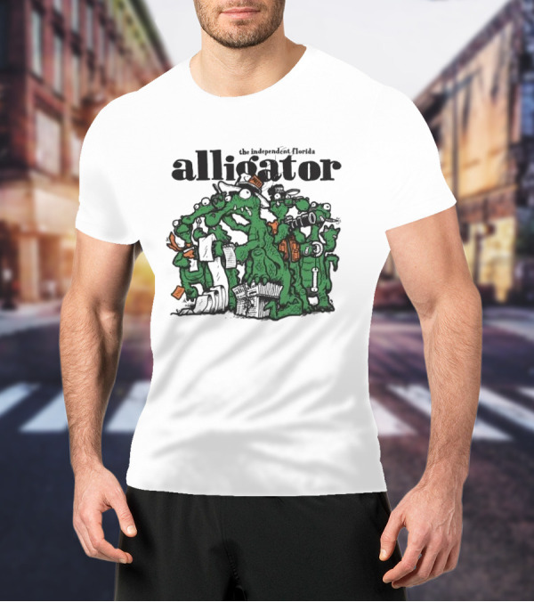 The Independent Florida Alligator Journalism Team Cartoon T-Shirt