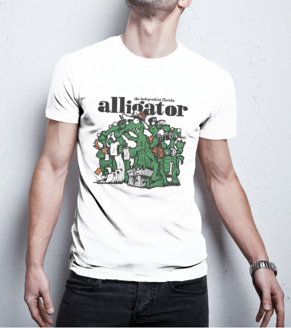 The Independent Florida Alligator Journalism Team Cartoon T-Shirt