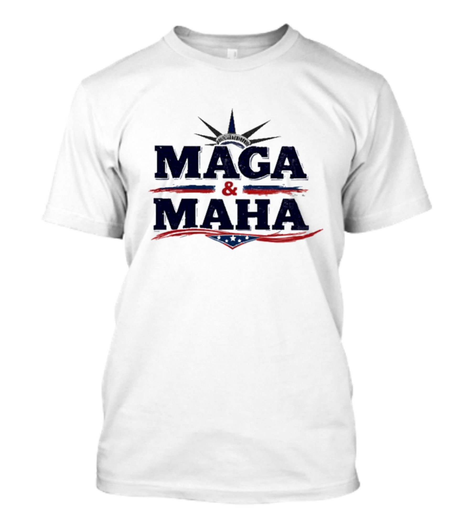 Maga And Maha America Capitol Star Stripes T-Shirt