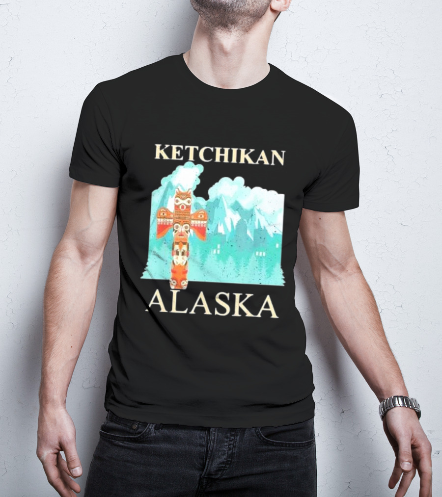 Ketchikan Alaska Native American Indian Totem T-Shirt