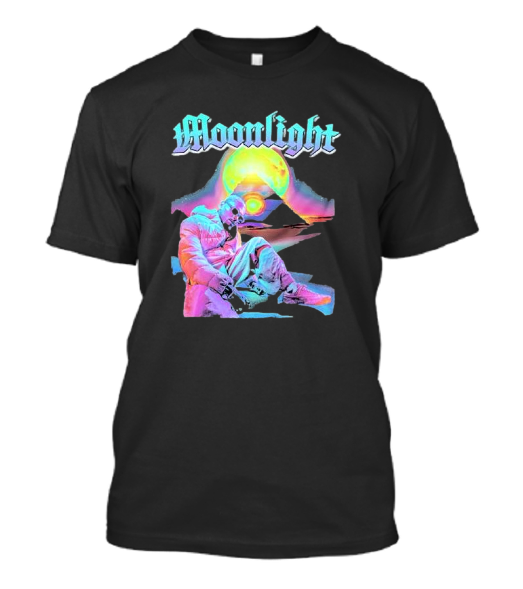 Moonlight Neon Vibes With Chris Brown T-Shirt