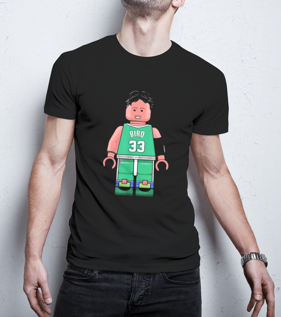 Larry Bird Lego Christmas 33 Basketball Player T-Shirt