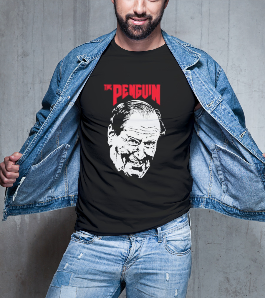 The Penguin Colin Farrell Boss Villainous Grin T-Shirt