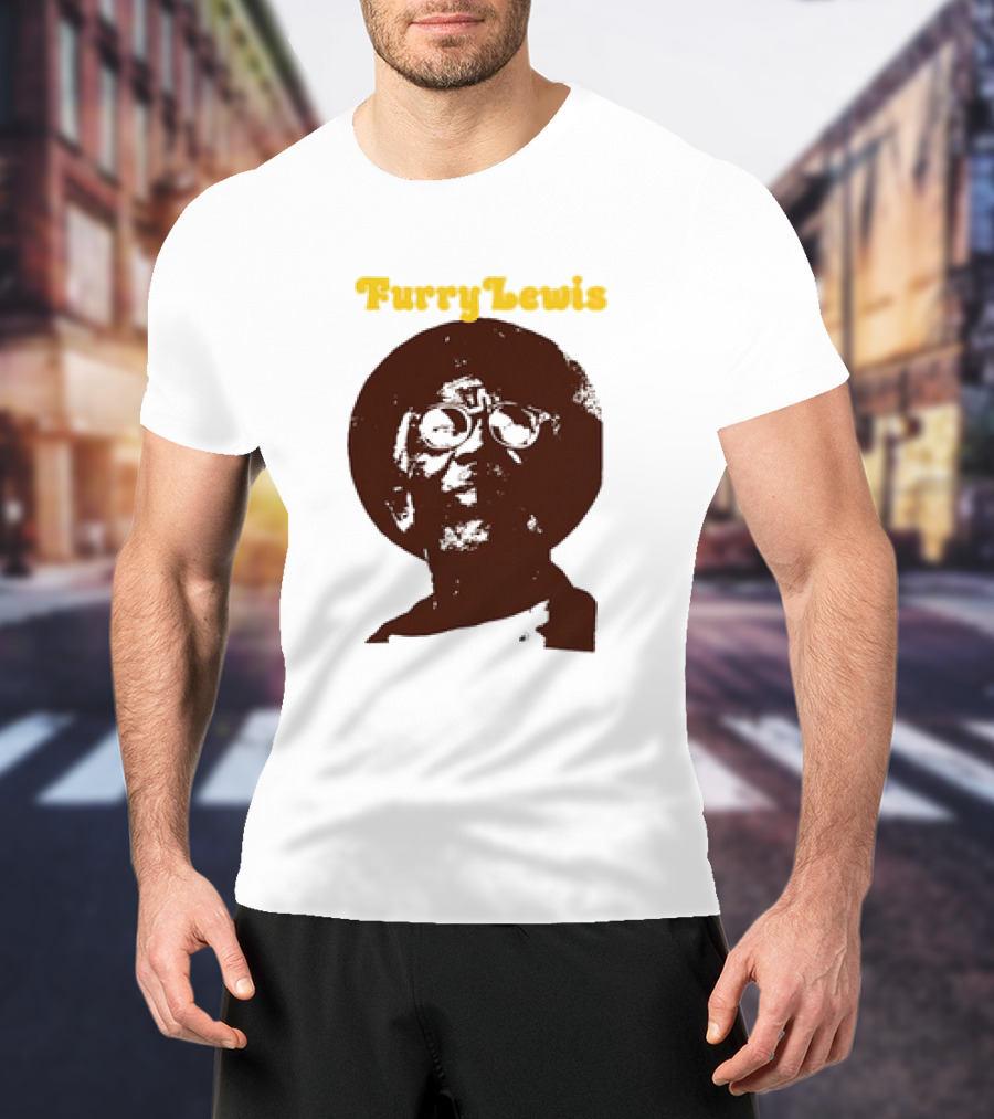 Furry Lewis Blues Old School Retro T-Shirt