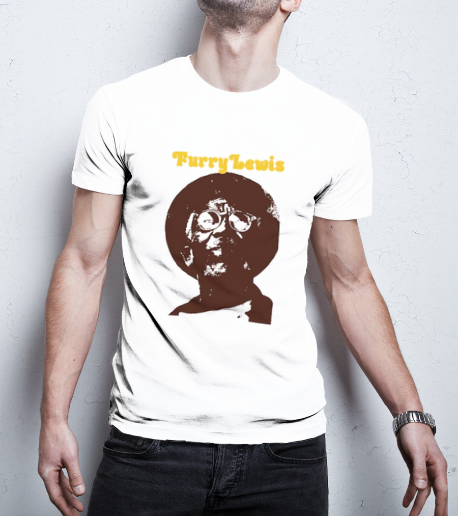 Furry Lewis Blues Old School Retro T-Shirt