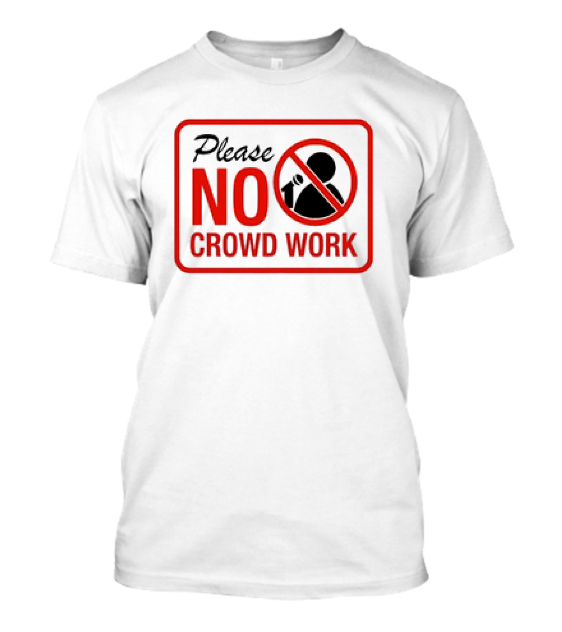 Gianmarco Soresi Please No Crowd Work Retro Mic T-Shirt