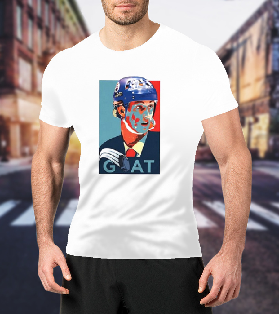 GOAT Gretzky HOPE Retro Hockey T-Shirt