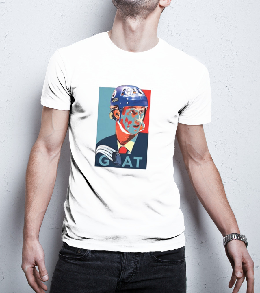 GOAT Gretzky HOPE Retro Hockey T-Shirt
