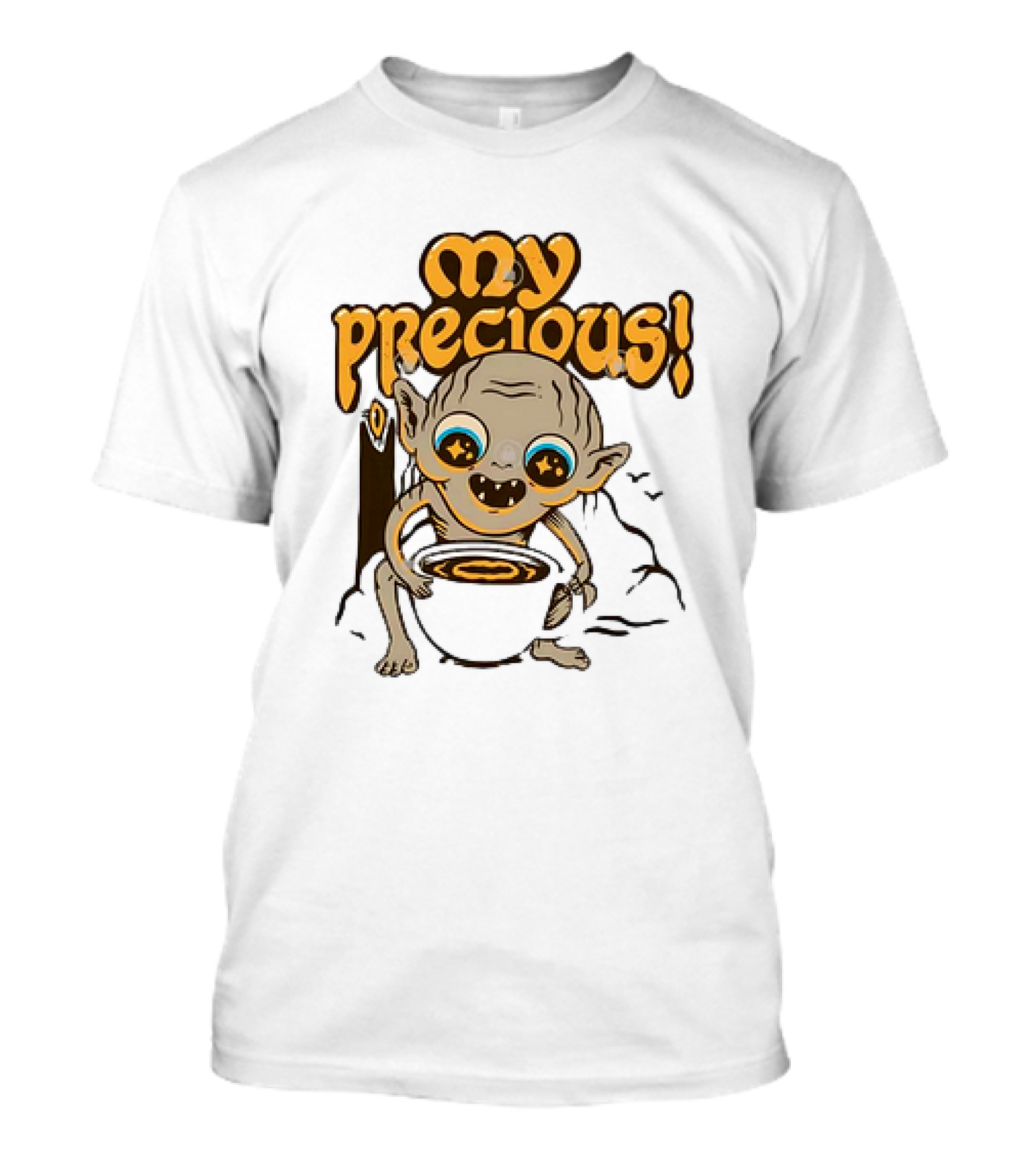 Gollum My Precious Coffee Lover Fantasy Cup T-Shirt