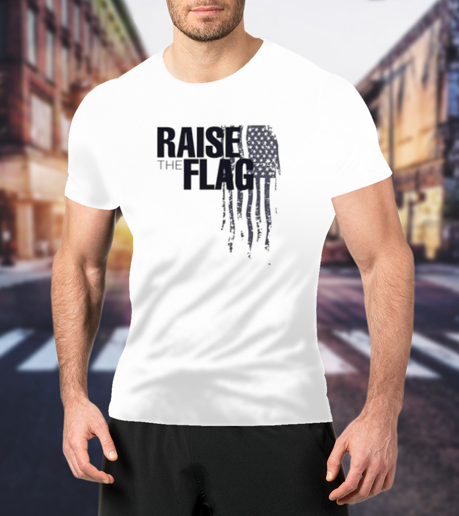 Raise The Flag Supersoft American Flag T-Shirt
