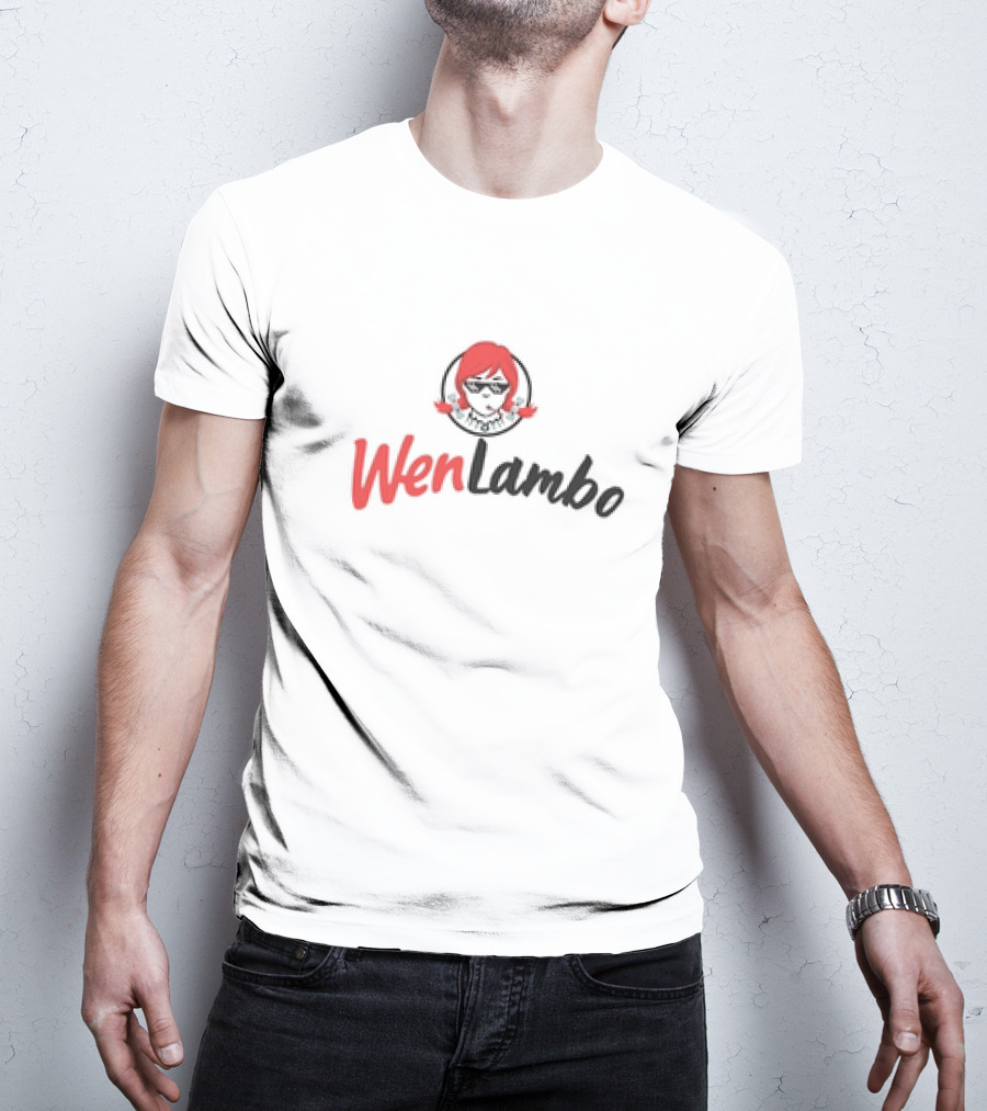 WenLambo Cartoon Logo With Iconic Red-Haired Character T-Shirt