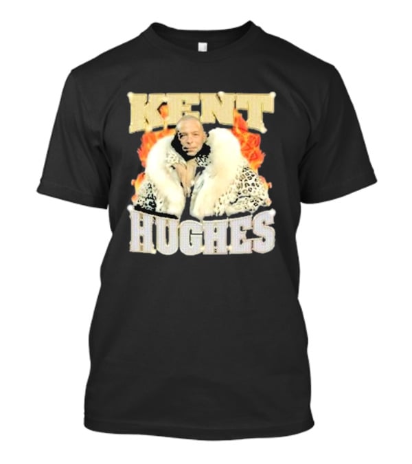 Kent Hughes Fur Coat With Flames T-Shirt
