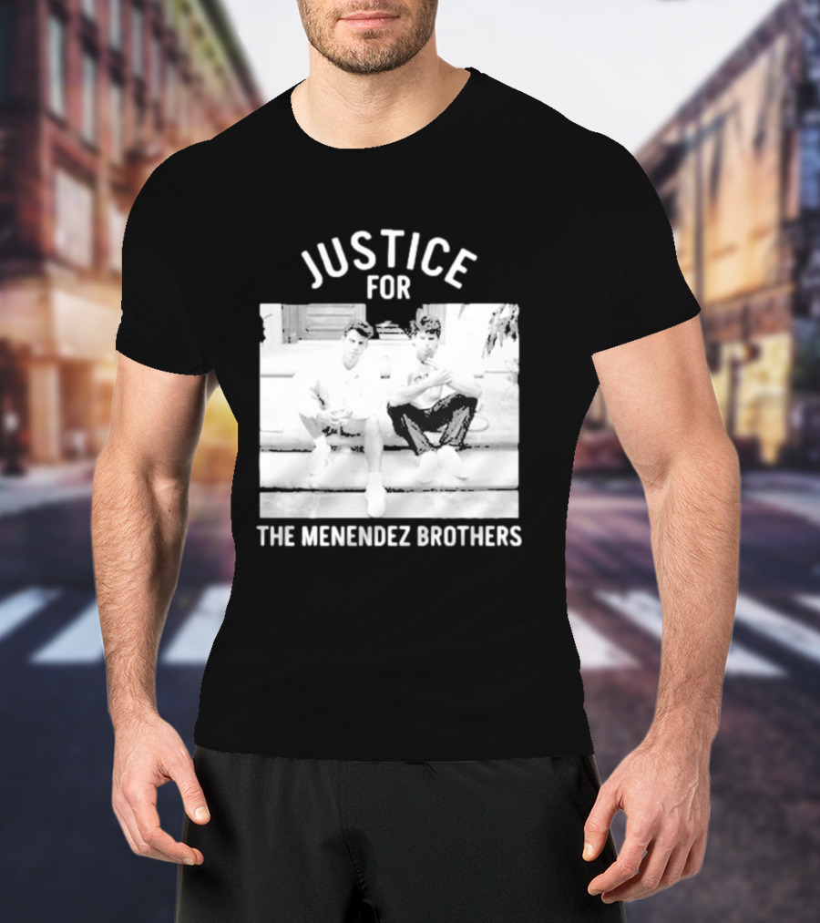 Justice For The Menendez Brothers Vintage Style Court Case Retro Appeal T-Shirt