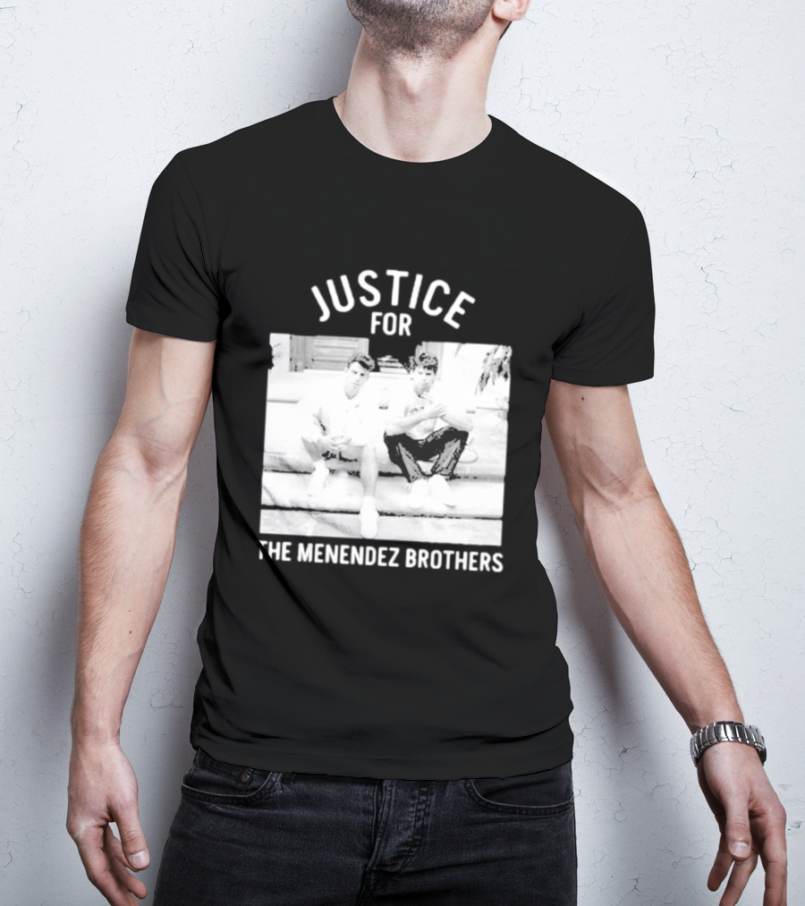 Justice For The Menendez Brothers Vintage Style Court Case Retro Appeal T-Shirt