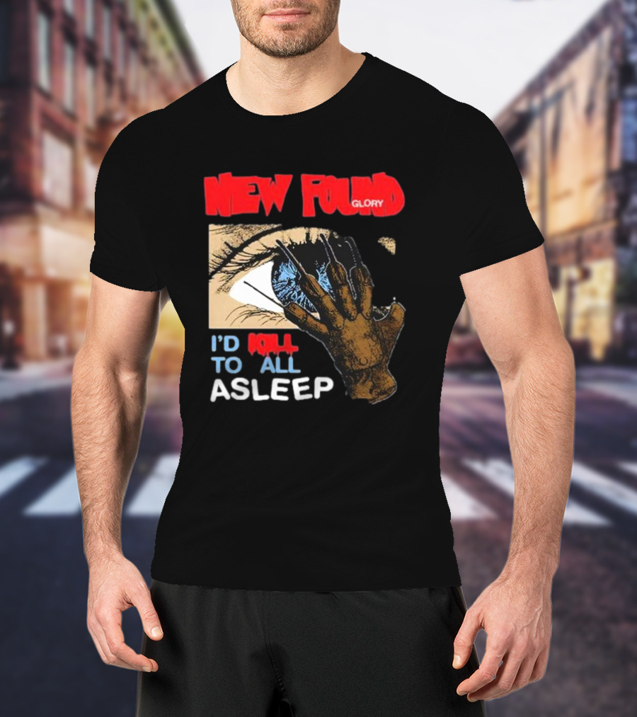 New Found Glory Eye Claw I'd Kill To Fall Asleep T-Shirt
