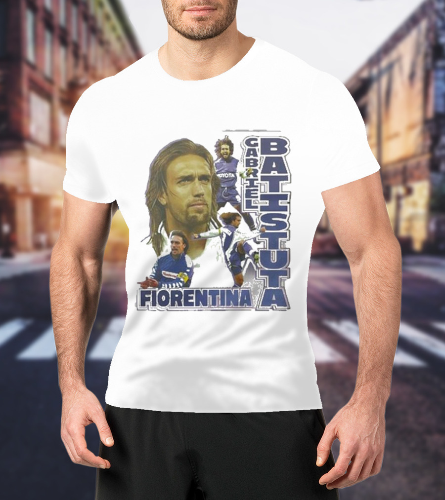 Gabriel Batistuta Fiorentina Football Legend T-Shirt