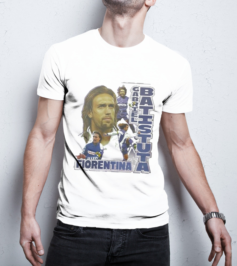 Gabriel Batistuta Fiorentina Football Legend T-Shirt