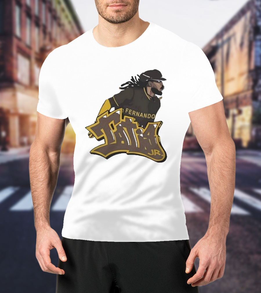 San Diego Padres Fernando Tatis Jr Player Graffiti T-Shirt