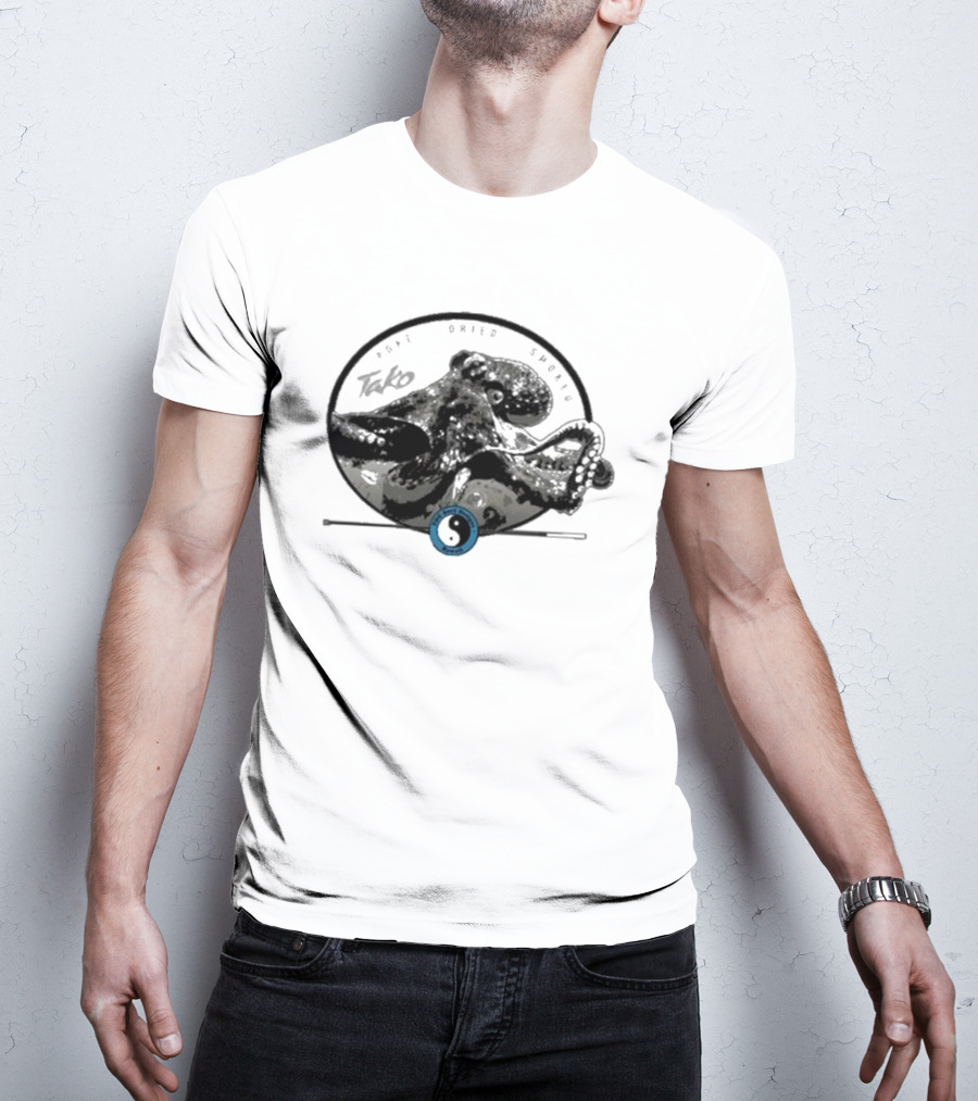 T&c Surf Tako Smoked Dried Octopus Yin Yang T-Shirt
