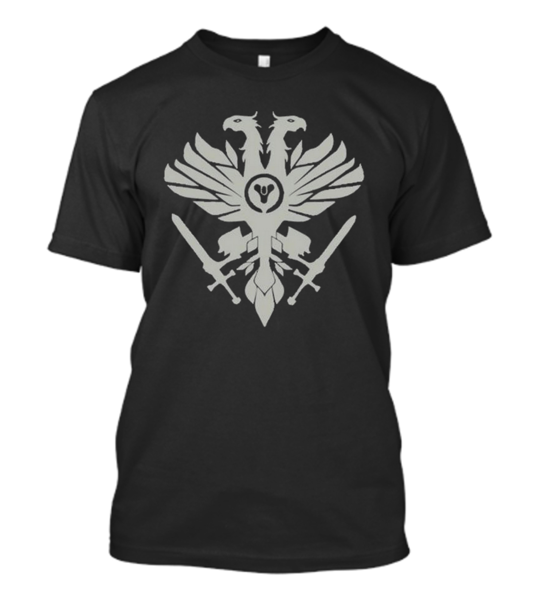 Bungie Crucible Legend Destiny Double-Headed Eagle Swords Emblem T-Shirt
