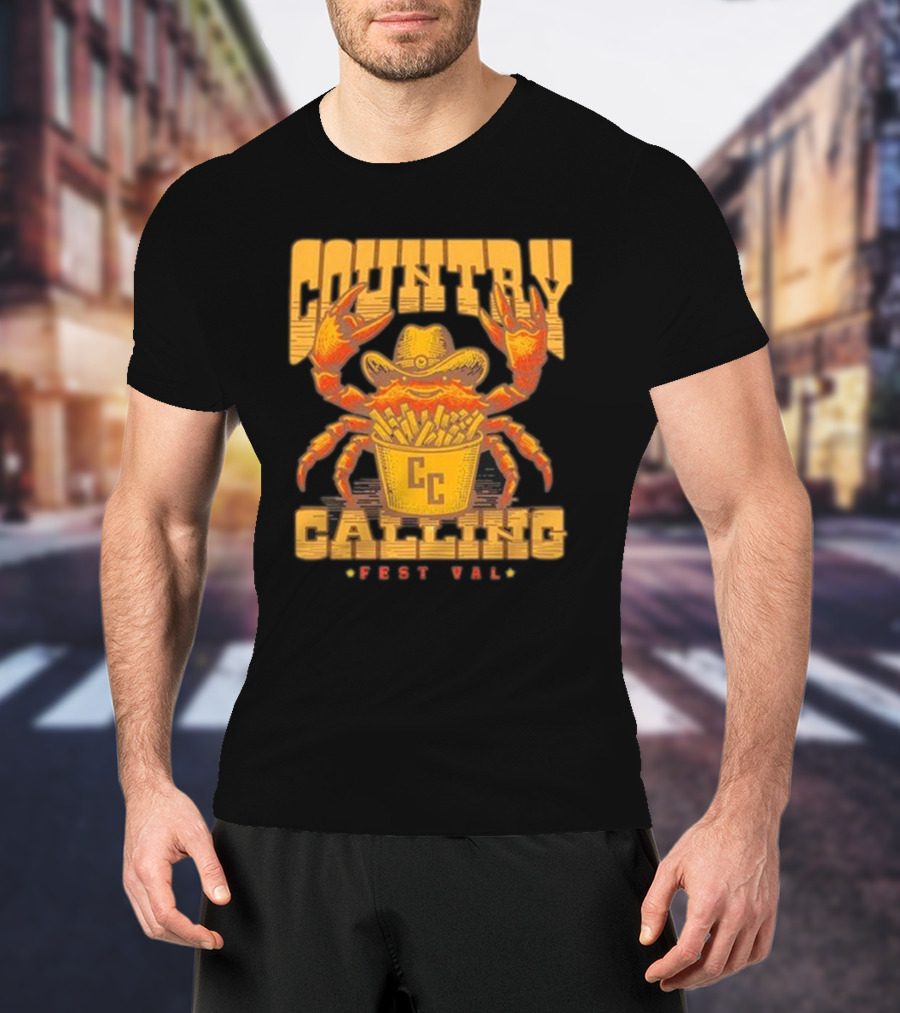 COUNTRY CALLING CRAB FESTIVAL CC LINEUP T-Shirt