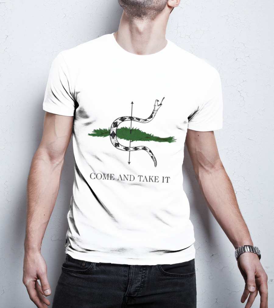 Lopp Come And Take It Snake With Arrow And Pine Tree T-Shirt