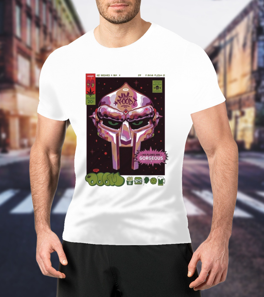 Mm..Food MF Doom Mask His Flows Are Gorgeous T-Shirt