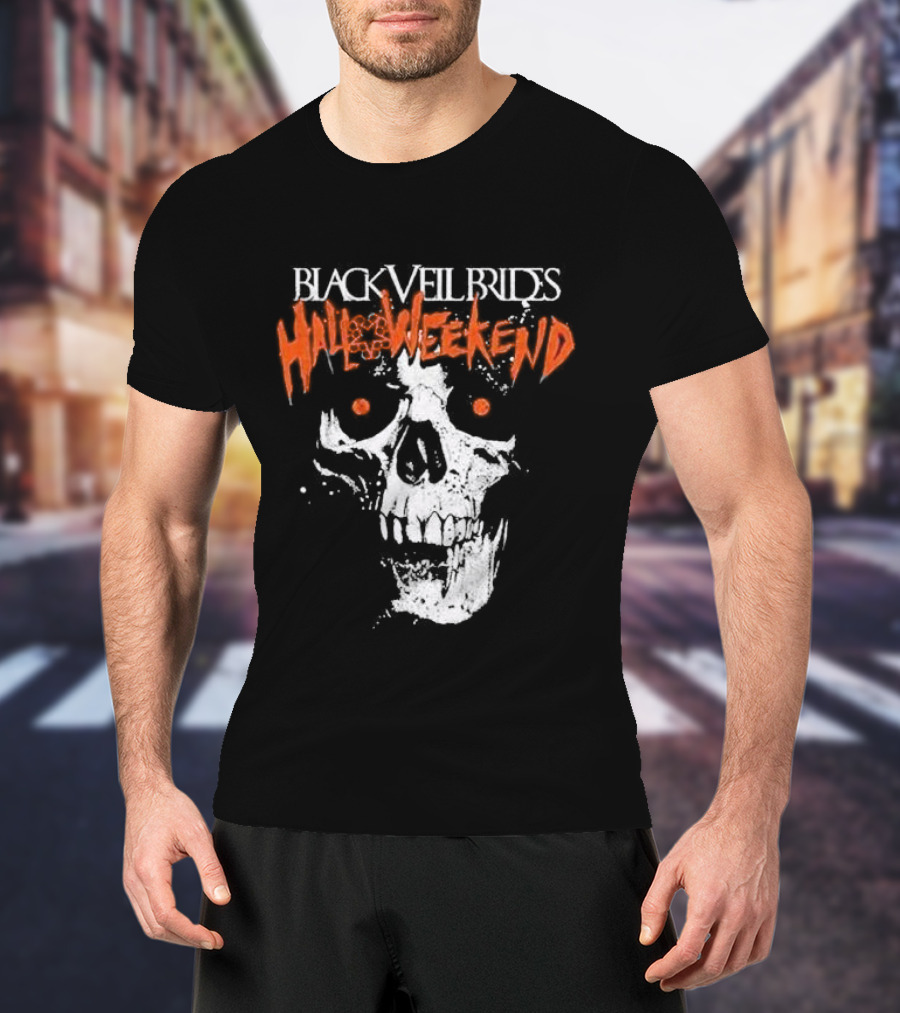 Black Veil Brides Halloweekend Skull T-Shirt
