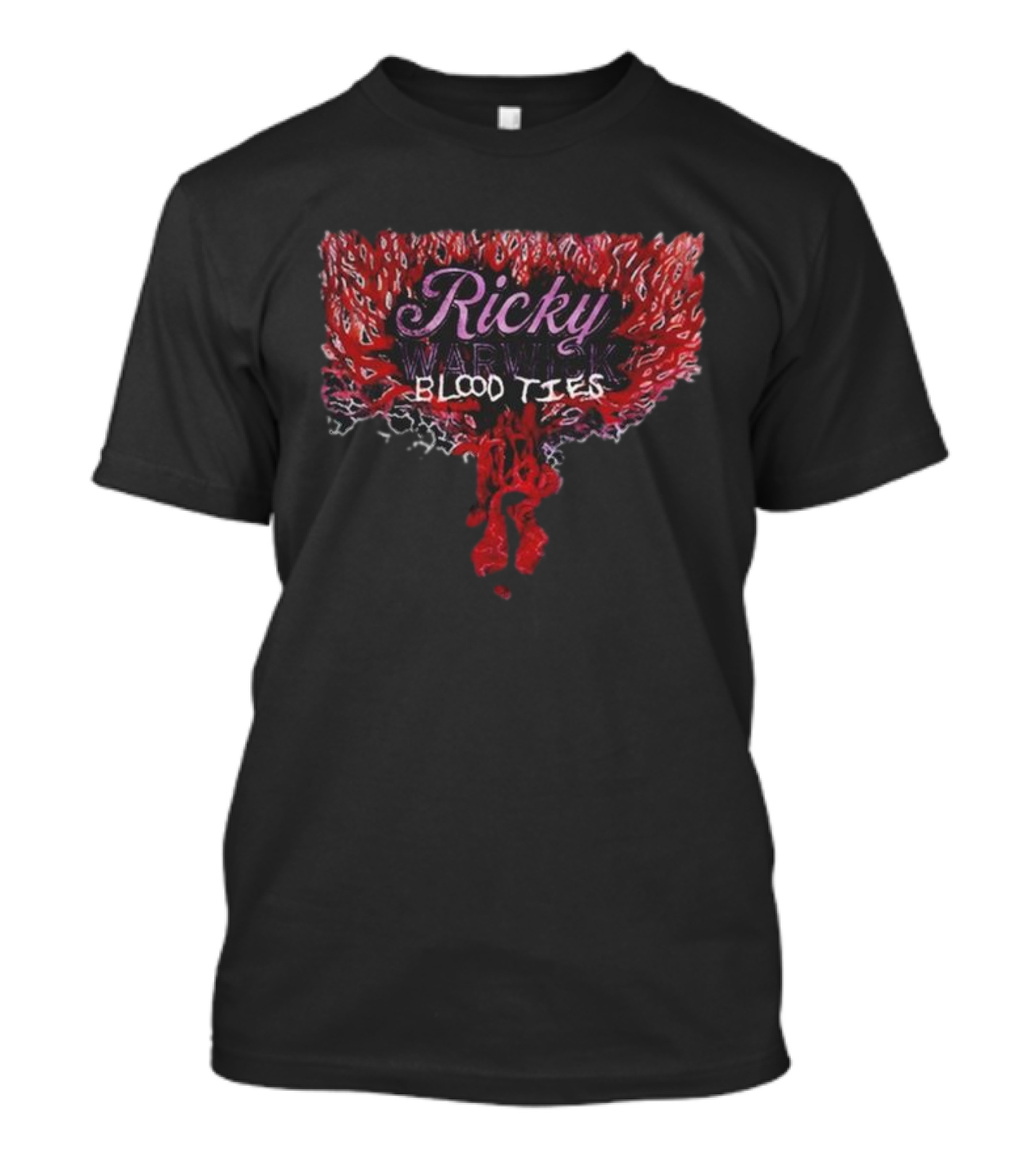 Ricky Warwick Blood Ties Red Veins And Roots T-Shirt