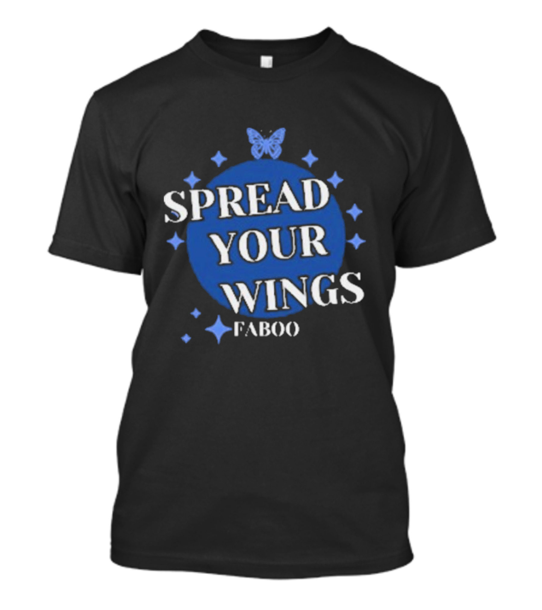 Spread Your Wings Faboo Butterfly Stars T-Shirt