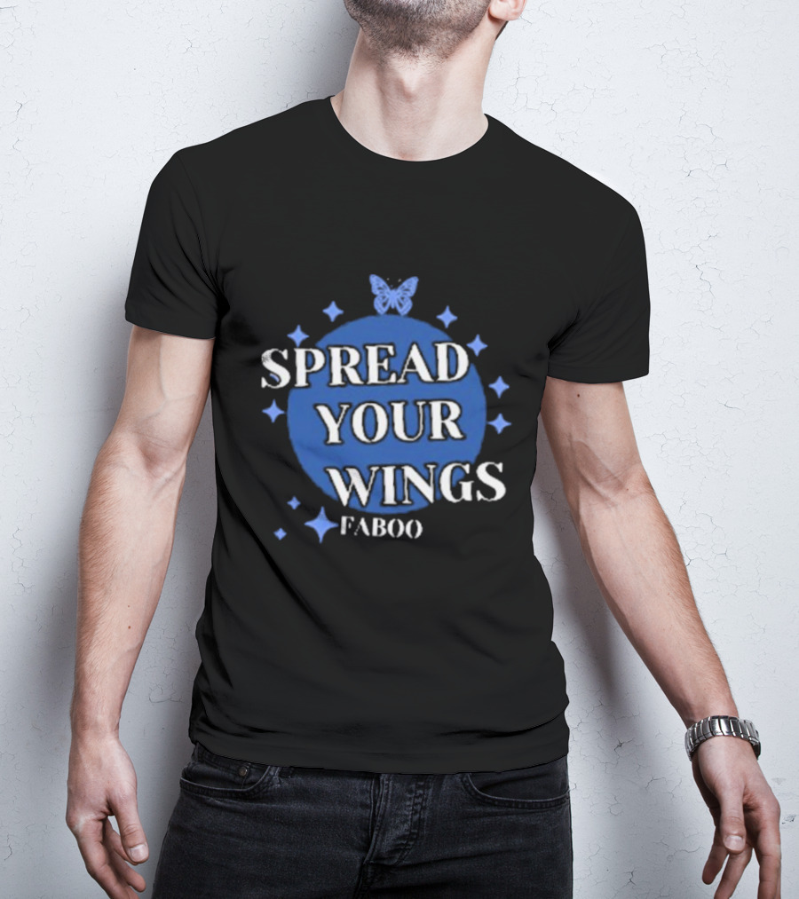 Spread Your Wings Faboo Butterfly Stars T-Shirt