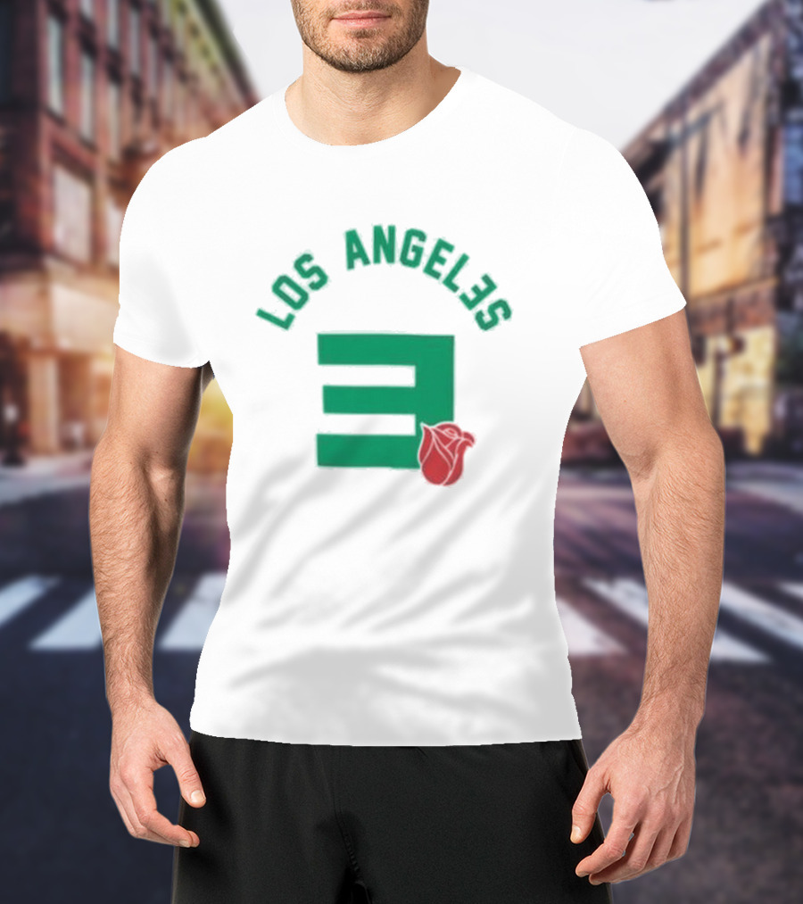 Los Angeles Eminem Rosebowl Logo Event T-Shirt