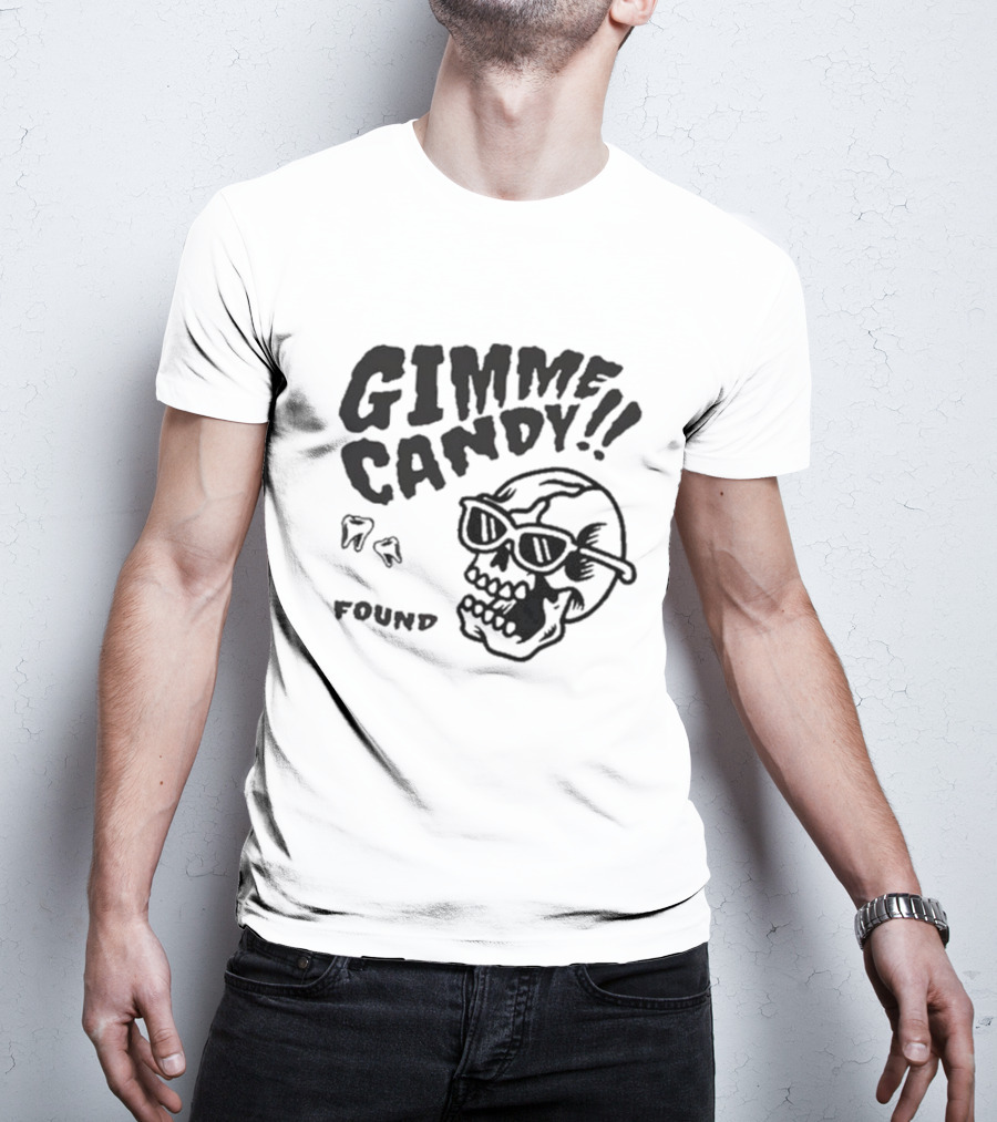 New Found Glory Gimme Candy Skull Found T-Shirt
