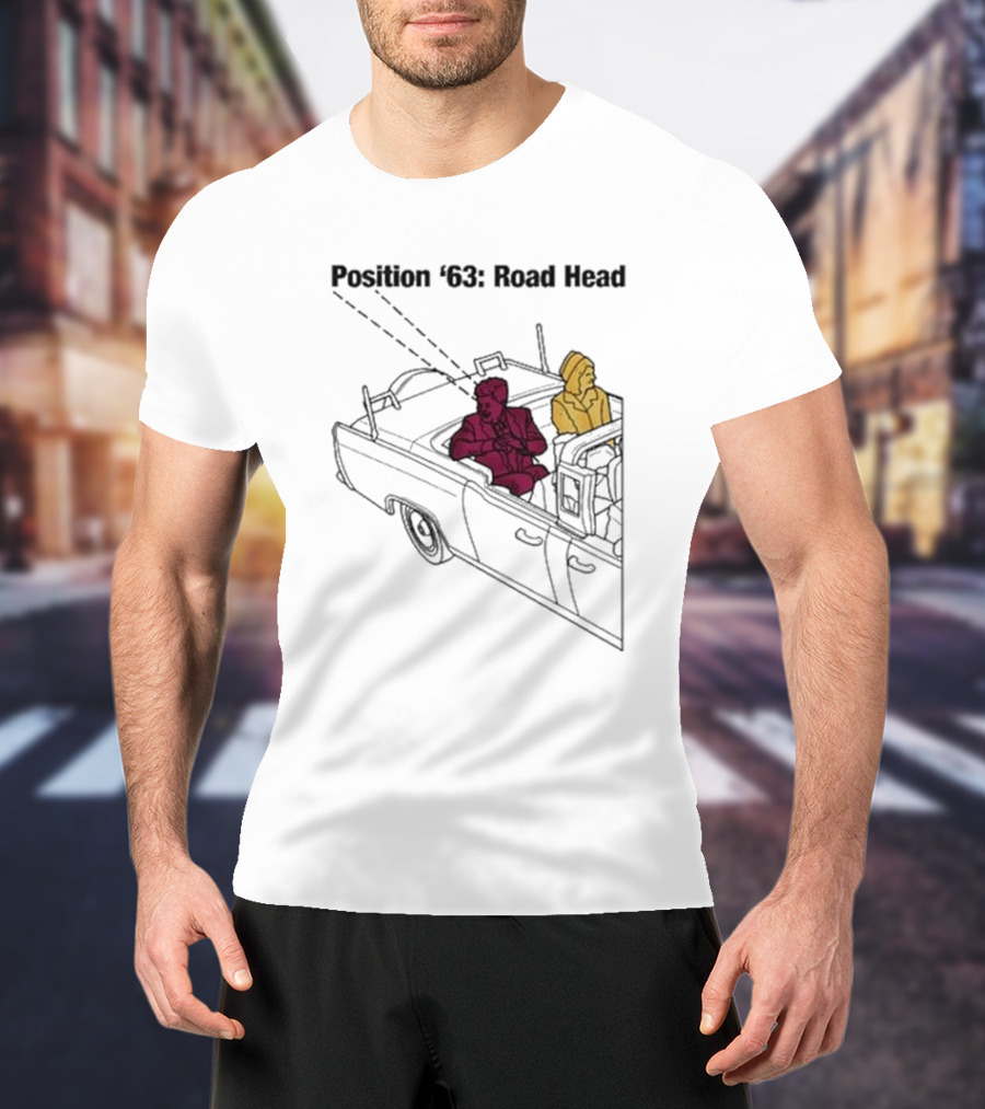 Position '63 Road Head Convertible Scene T-Shirt