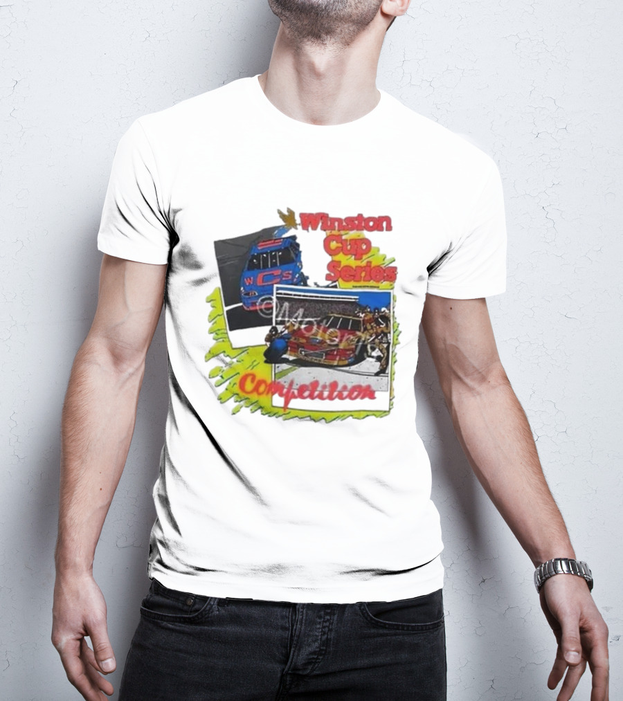 Winston Cup Series Competition Vintage New In Bag 1990 NASCAR T-Shirt