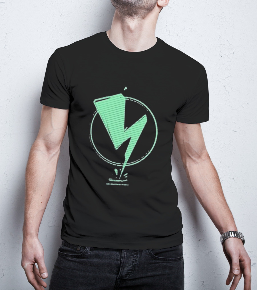 Sim The Beautiful People Lightning Bolt Circle T-Shirt