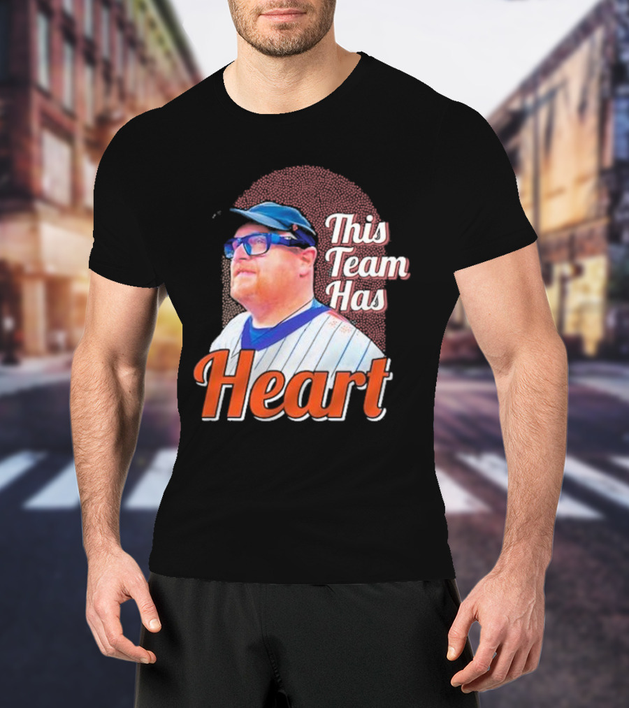 This Team Has Heart Frank Baseball-Inspired Dedication T-Shirt