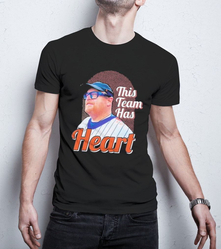 This Team Has Heart Frank Baseball-Inspired Dedication T-Shirt