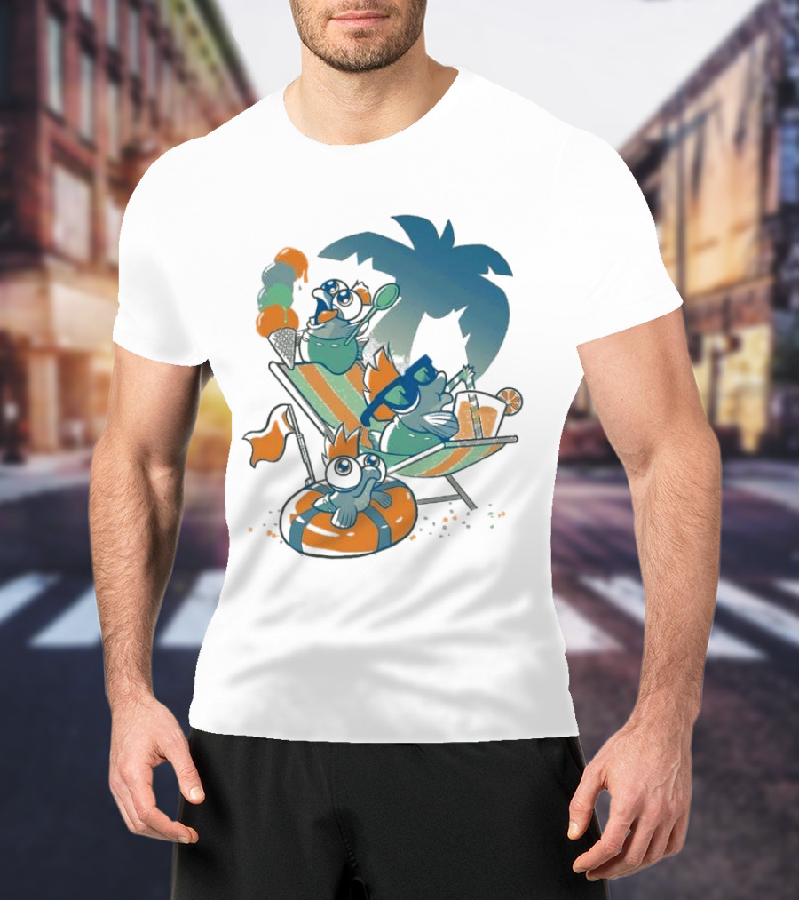 Resort Time Hanshumon Tropical Vacation Fun T-Shirt
