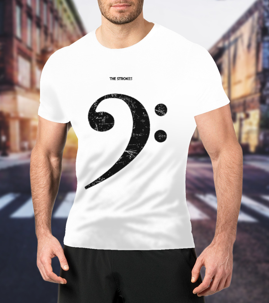 The Strokes Bass Clef T-Shirt